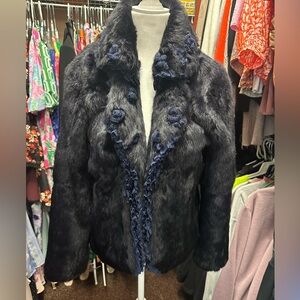 Alberto Makali Rabbit Fur Coat